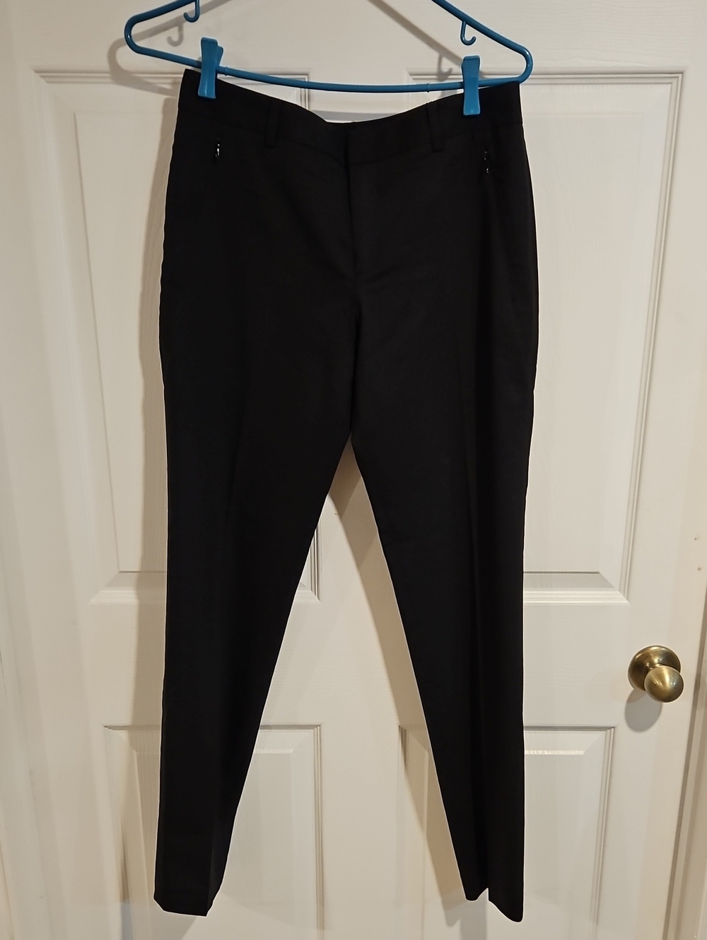 Womens Club Monaco Black Slim Dress Pants